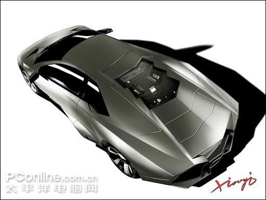 Painter结合手绘板打造极品跑车