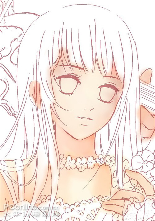 Painter教程:大眼睛美少女与帅哥(2)