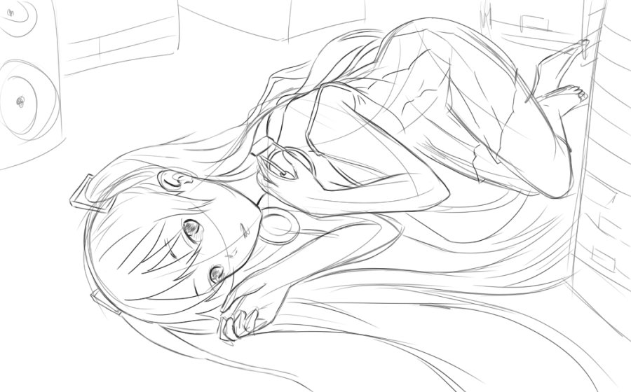 painter绘制初音未来 painter教程