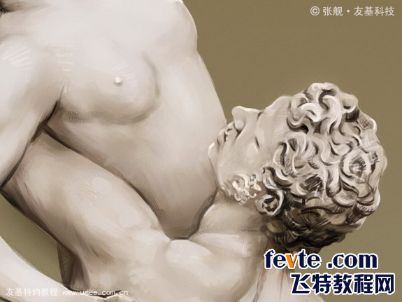 PAINTER临摹雕塑教程 脚本之家 painter教程