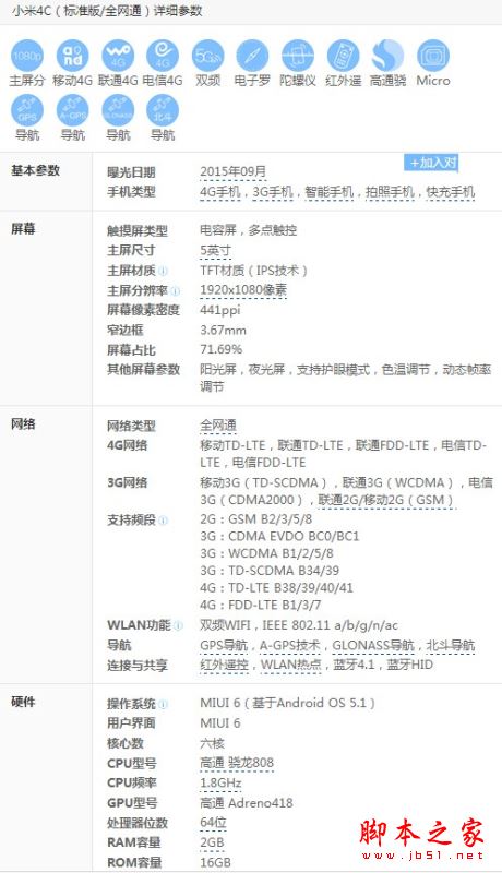 红米4x和小米4C哪个好？红米4x和小米4C详细区别对比评测