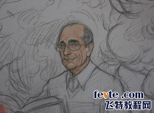 手绘插画过程 脚本之家 painter教程