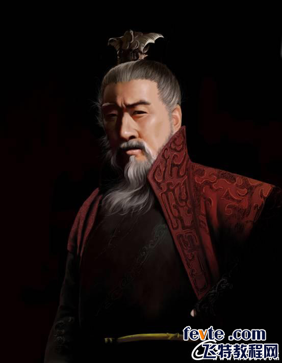 painter人物教程：曹操 脚本之家 painter教程