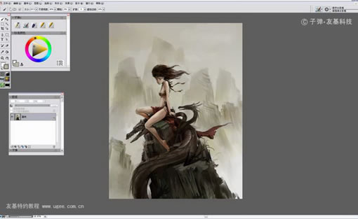 photoshop+painter插画教程《龙》
