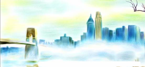 painter绘制水彩风景画 脚本之家 painter教程