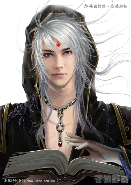 painter绘制帅气魔法师 脚本之家 painter教程