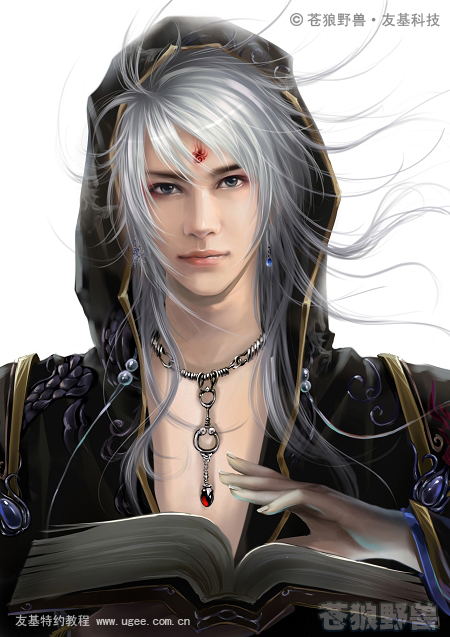 painter绘制帅气魔法师 脚本之家 painter教程