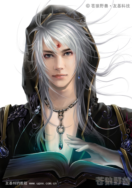 painter绘制帅气魔法师 脚本之家 painter教程