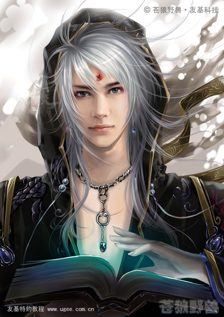 painter绘制帅气魔法师 脚本之家 painter教程
