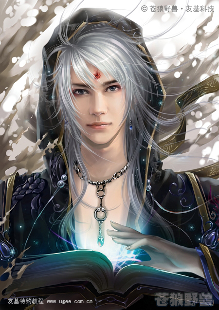 painter绘制帅气魔法师 脚本之家 painter教程