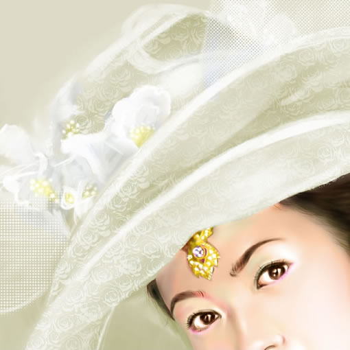 painter绘制漂亮的贵妇 脚本之家 painter教程