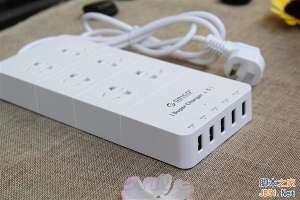 比小米还霸气 奥睿科智能5口USB插线板图赏