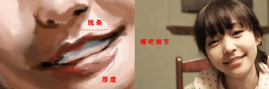 手绘_面部_临摹_写实 脚本之家 painter教程