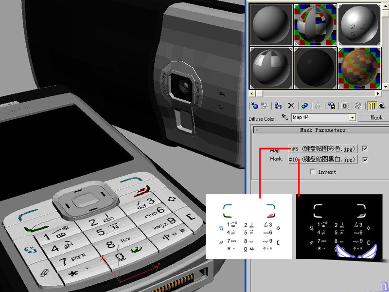 打造nokia手机材质 脚本之家 MAYA材质灯光