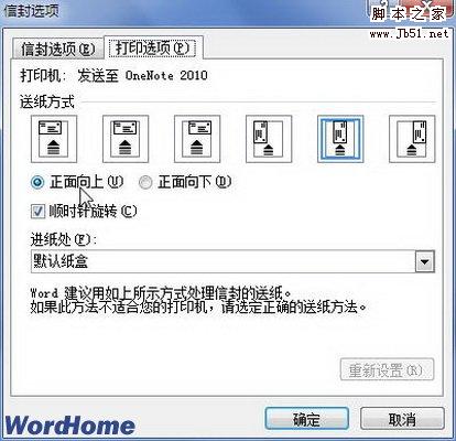 打印选项选项卡