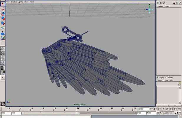 Maya制作卡通机械鸟 脚本之家 MAYA角色动画教程