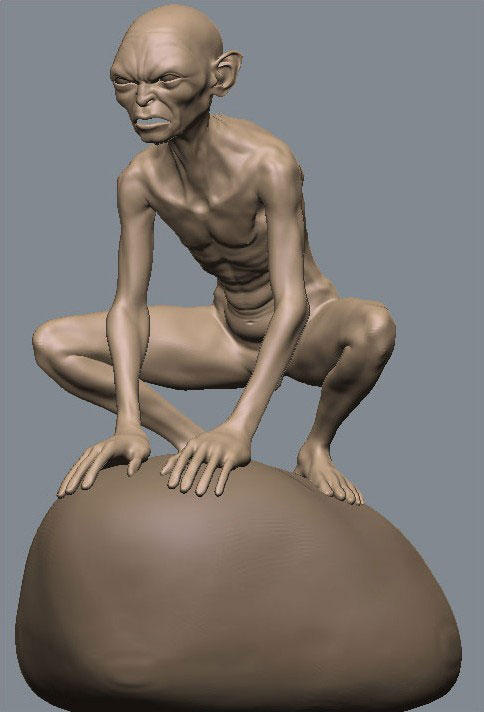 MAYA制作魔戒中的咕噜姆 脚本之家 MAYA角色动画教程